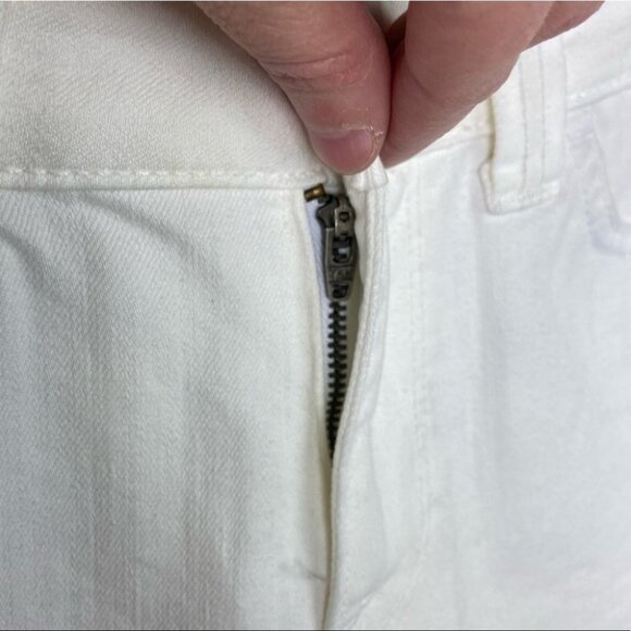 Vince Skinny Jeans White Size 27 Ankle‎ Zipper Style # DV102-2181 Stretch Denim - Picture 6 of 10
